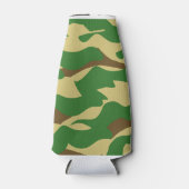 Camouflage Glacière à bouteille isolée/Koosie (Devant)