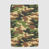 camouflage golfhanddoek (Voorkant)