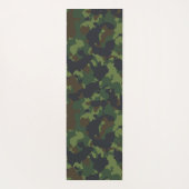 Camouflage Green Brown van het leger Yogamat (Achterkant)