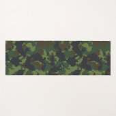 Camouflage Green Brown van het leger Yogamat (Voorkant (horizontaal))