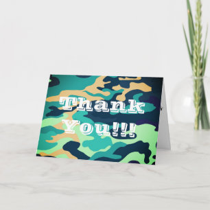 Camouflage  Greeting Card Kaart