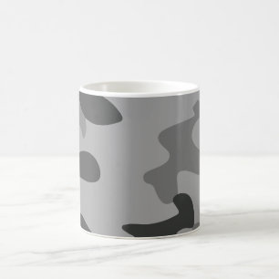 Camouflage Grijze Accessoires Koffiemok