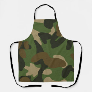 Camouflage Groen Schort