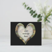 Camouflage Heart Briefkaart (Staand voorkant)