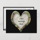 Camouflage Heart Briefkaart (Voorkant / Achterkant)
