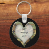 Camouflage Heart Sleutelhanger (Voorkant)