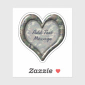Camouflage Heart Sticker (Vel)