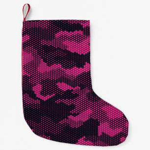 Camouflage hexagonale, militaire textuur achtergro kleine kerstsok