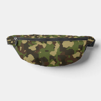 Camouflage in militaire stijl heuptasje