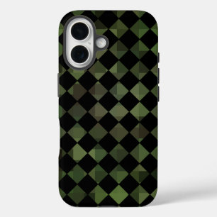 camouflage ingecheckt patroon iPhone 16 hoesje