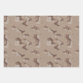 Camouflage inpakpapier, woestijnCamouflage Inpakpapier Vel (Voorkant 3)