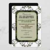 Camouflage Invitations de fête d'anniversaire (Devant / Derrière)