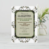 Camouflage Invitations de fête d'anniversaire (Debout devant)