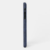 Camouflage iPhone Case in Navy HAMbWG Hoesje (Linkerkant)