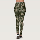 Camouflage Jah Army - Power Yoga Leggings (Achterkant)