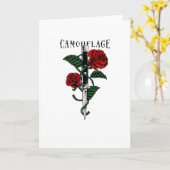 Camouflage Kaart (Gele Bloem)