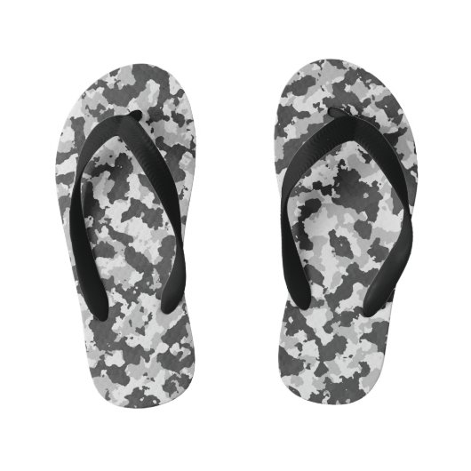 camouflage kinder teenslippers (Voetbed)