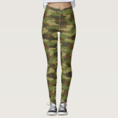 Camouflage Knit Leggings (Voorkant)
