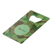 Camouflage Kredietkaart Flessenopener (Achterkant Gekanteld)