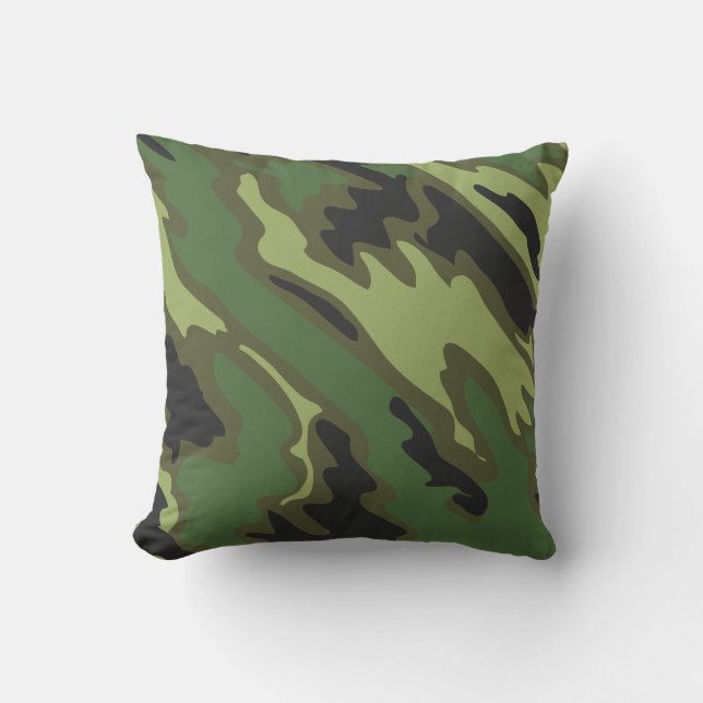 Camouflage Kussen (Voorkant)