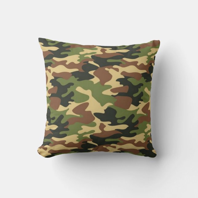 camouflage kussen (Voorkant)