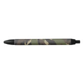 Camouflage leger  zwarte inkt pen (Voorkant)