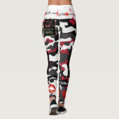 camouflage leggings (Achterkant)