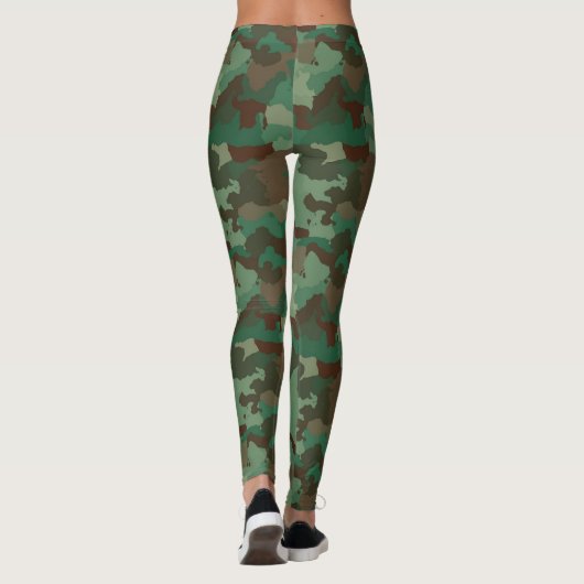 Camouflage Leggings Féminins (Dos)