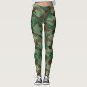 Camouflage Leggings Féminins (Devant)