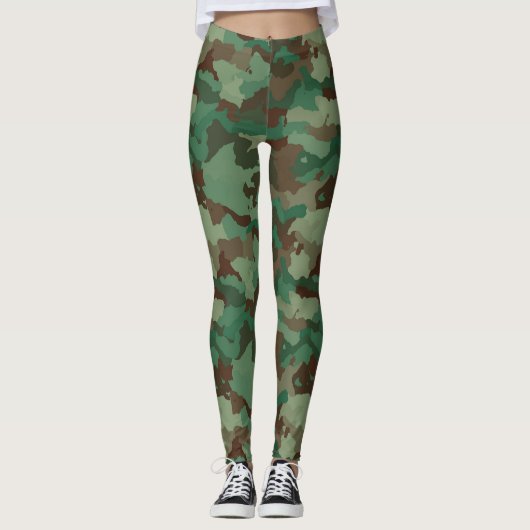 Camouflage Leggings Féminins (Devant)