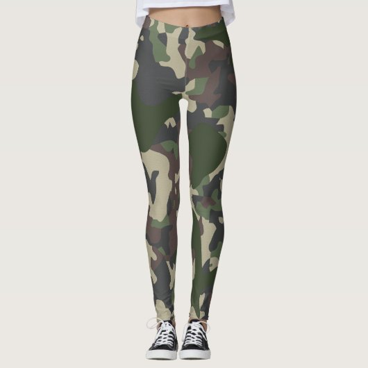 Camouflage-Leggings Leggings (Voorkant)
