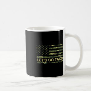 Camouflage Let's Go Taco Betekenis Trump Taco meme Koffiemok