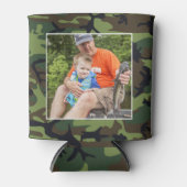 Camouflage met foto blikjeskoeler (Voorkant)