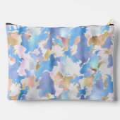 Camouflage Metallic Roze Blauw Goud Abstract Etui (Achterkant)