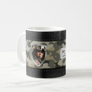 Camouflage  militaire familie — cadeau koffiemok