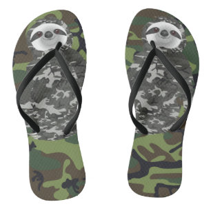 Camouflage Militaire Sleuf Teenslippers
