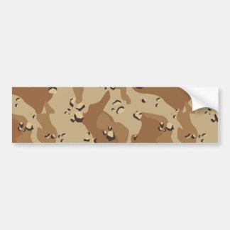 Camouflage militaire woestijn bumpersticker