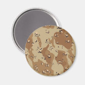 Camouflage militaire woestijn magneet (Voorkant / Achterkant)