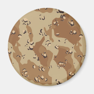 Camouflage militaire woestijn magneet