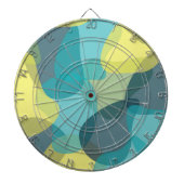 Camouflage, modern, cool, trendy, stedelijke geome dartbord (Voorkant)