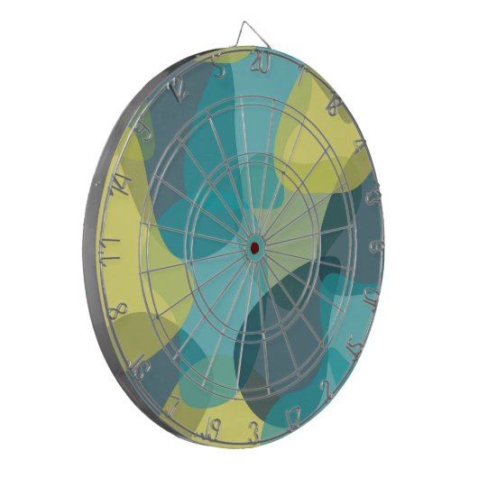 Camouflage, modern, cool, trendy, stedelijke geome dartbord (Voorkant Links)