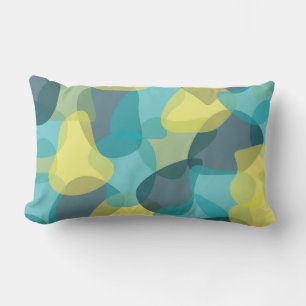 Camouflage, modern, cool, trendy, stedelijke geome kussen