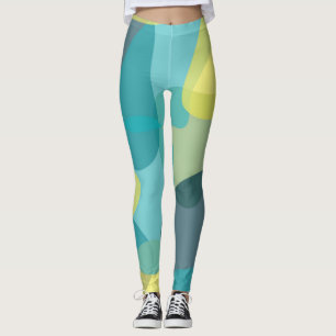 Camouflage, modern, cool, trendy, stedelijke geome leggings