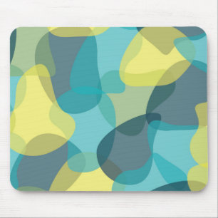 Camouflage, modern, cool, trendy, stedelijke geome muismat