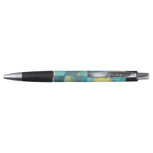 Camouflage, modern, cool, trendy, urbane geometrie pen (Achterkant)