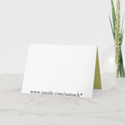 Camouflage Moose Break-out Camo Feestdagen Kaart (Achterkant)