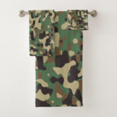 Camouflage Motif Green Army Fatigue Design (En situation)