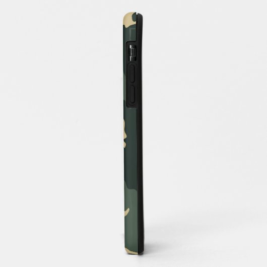 Camouflage Muster iPhone Case (Achterkant/links)