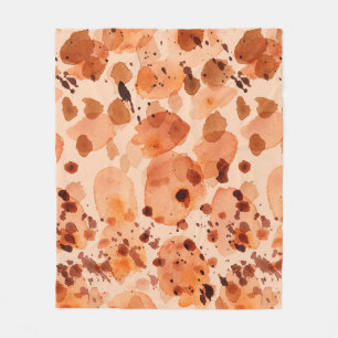 Camouflage naadloos patroon met natuurlijke khaki fleece deken