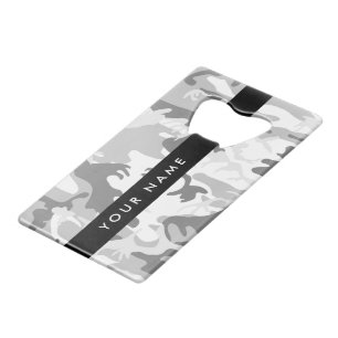 Camouflage neige hivernale grise Personnalisez vot